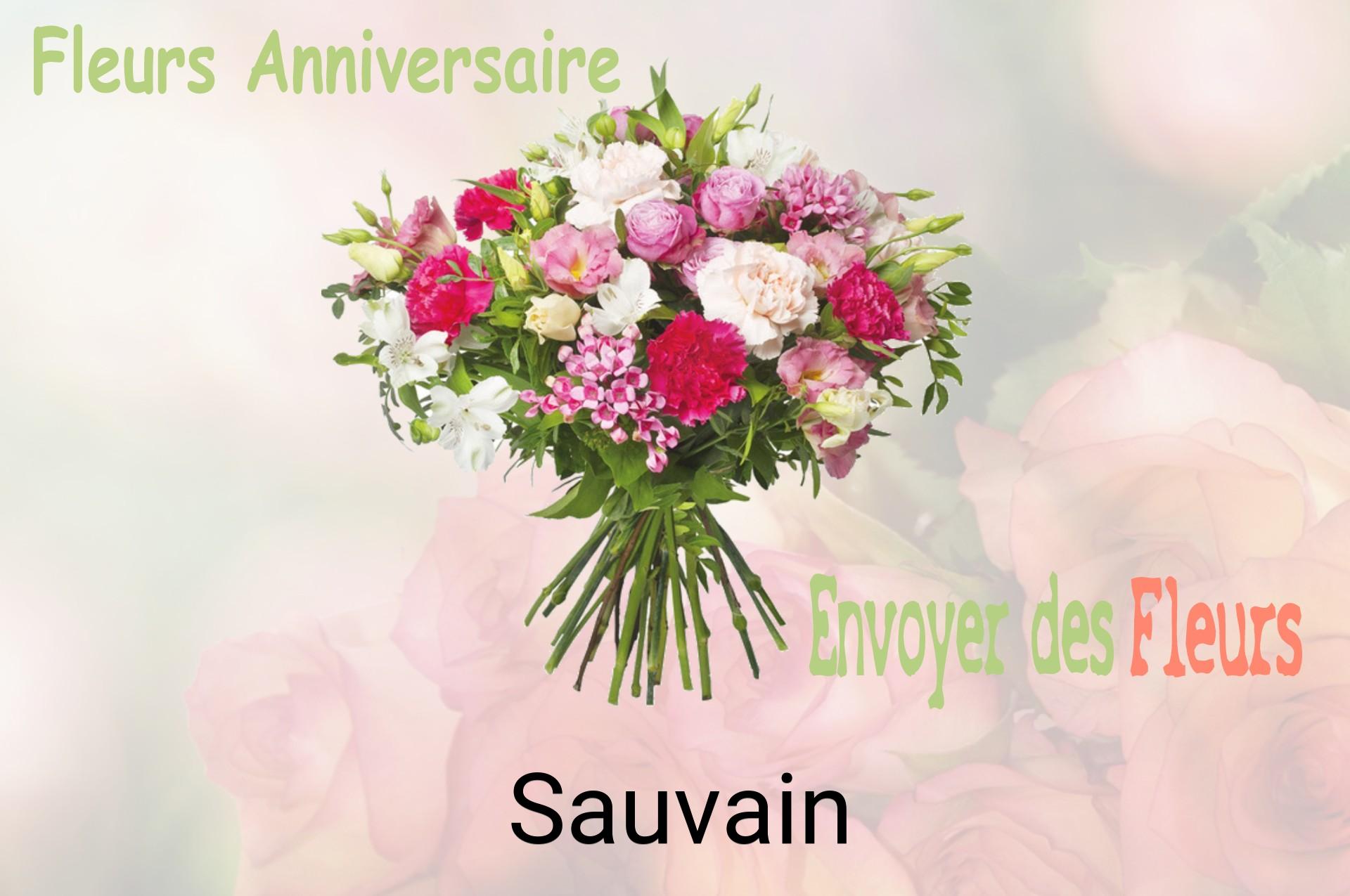 Bouquet de fleurs d’anniversaire livré à Sauvain
